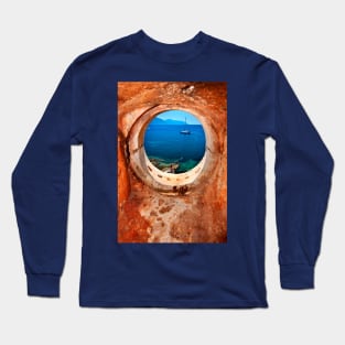 Window to the Ionian Sea Long Sleeve T-Shirt